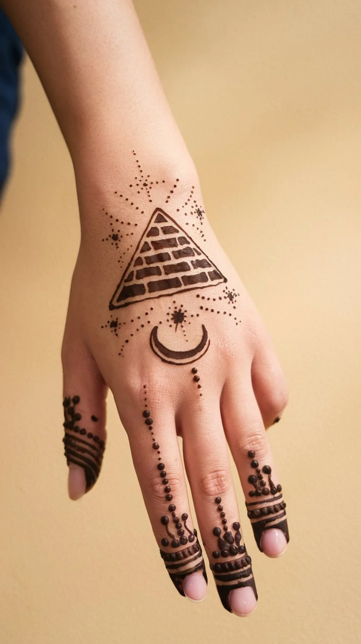 Egyptian henna design