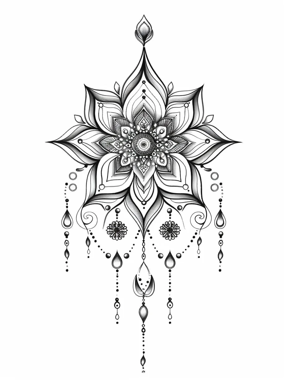 Printable Henna Design