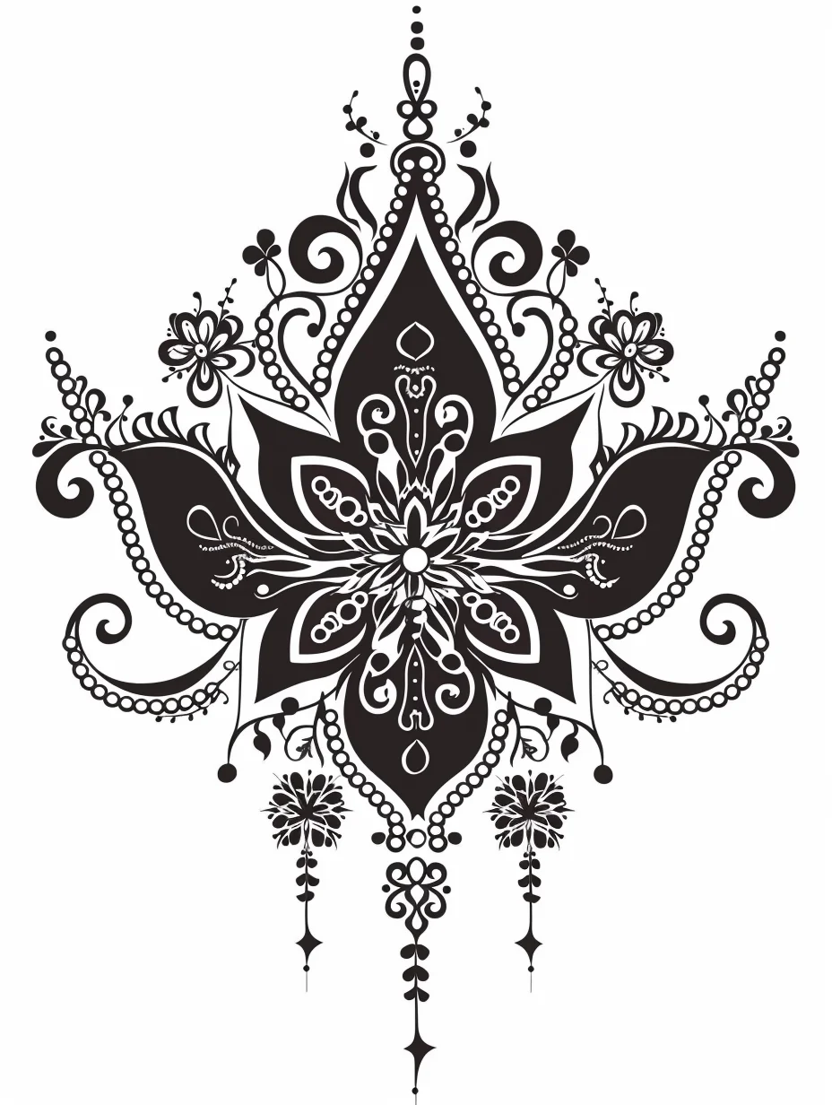 Printable Henna Design