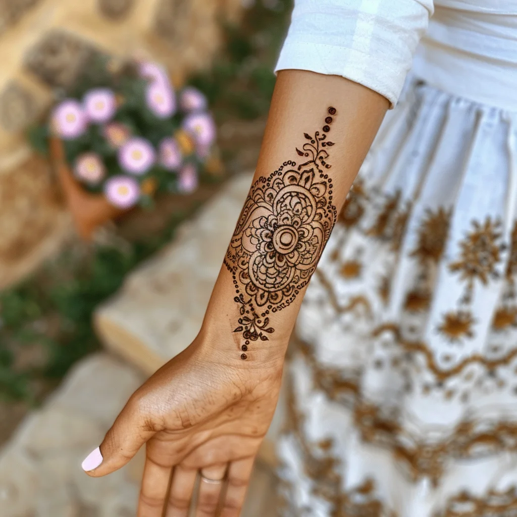 Henna On skin