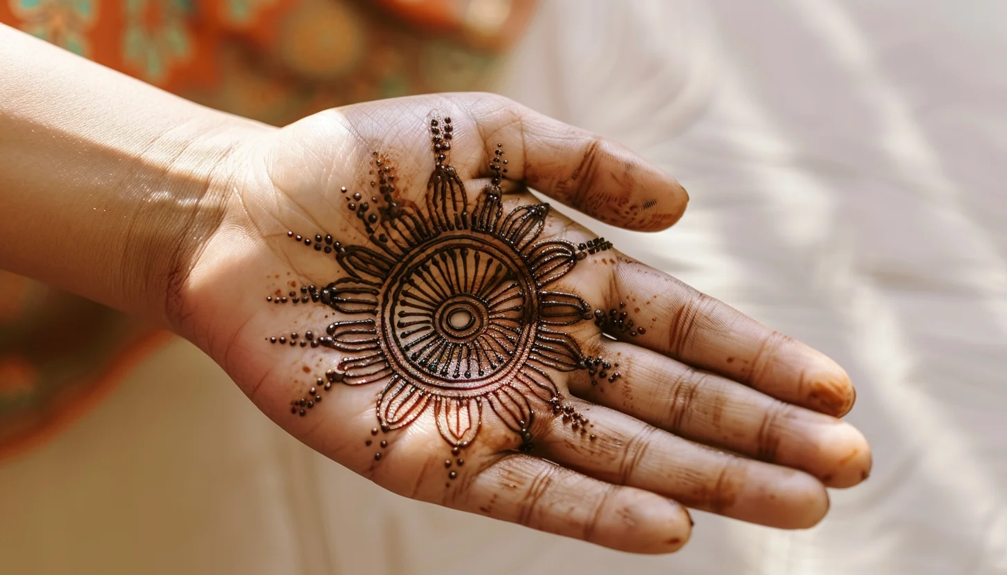 Sun Henna Designs