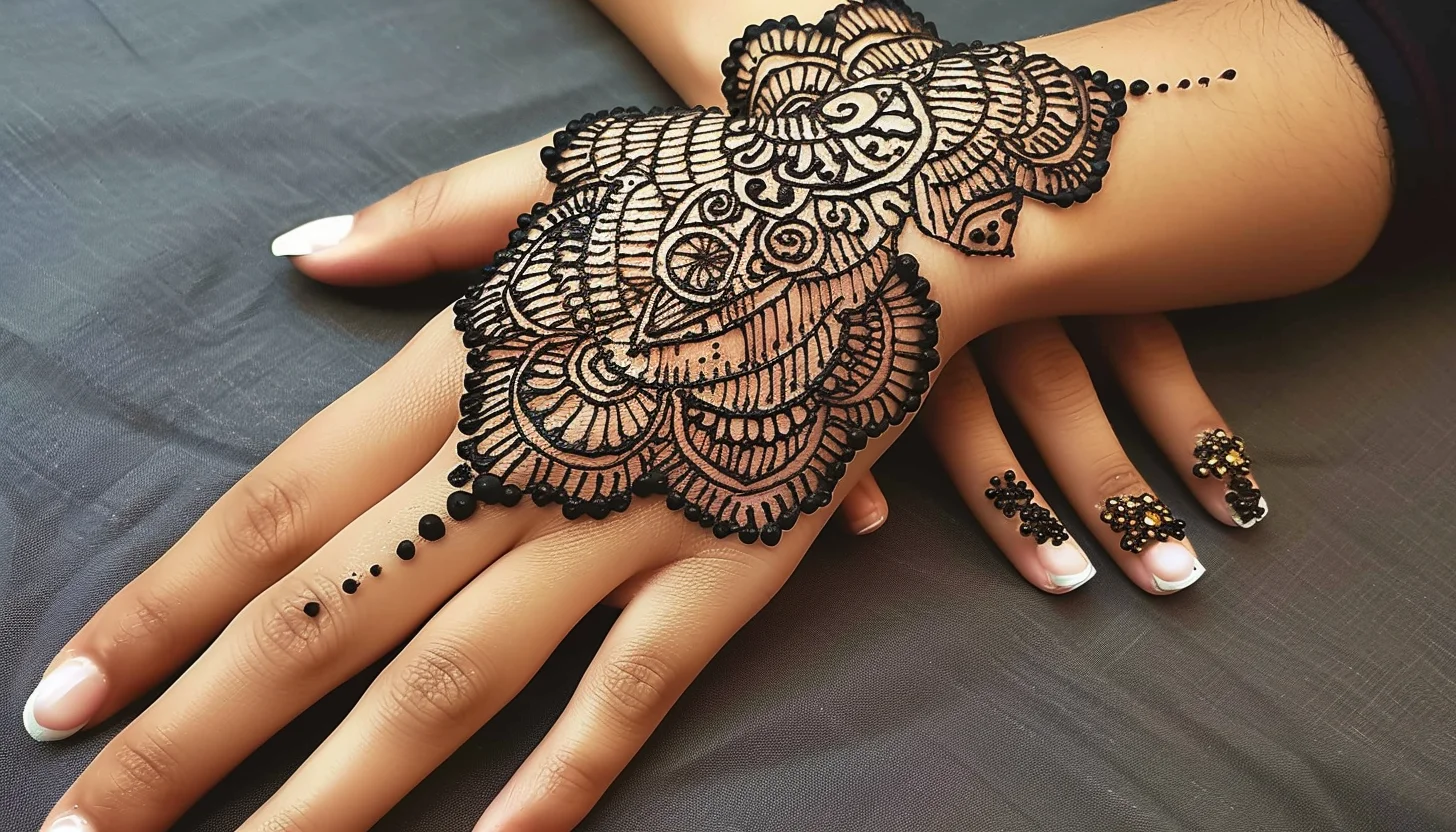 Lace Henna Designs