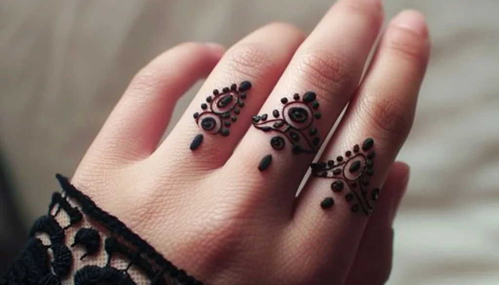 ring henna design