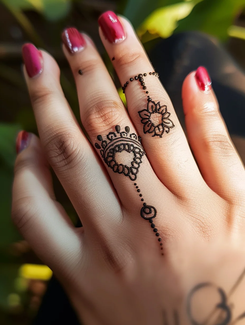 Henna Ring Design