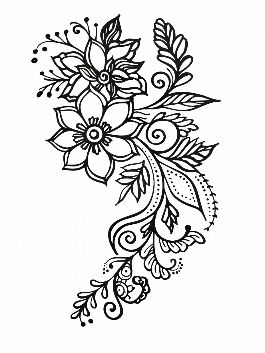 Printable Henna Design