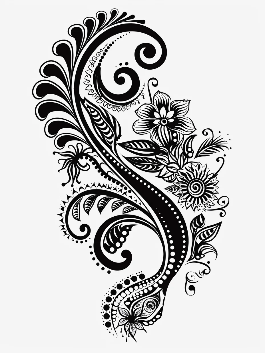 Printable Henna Design