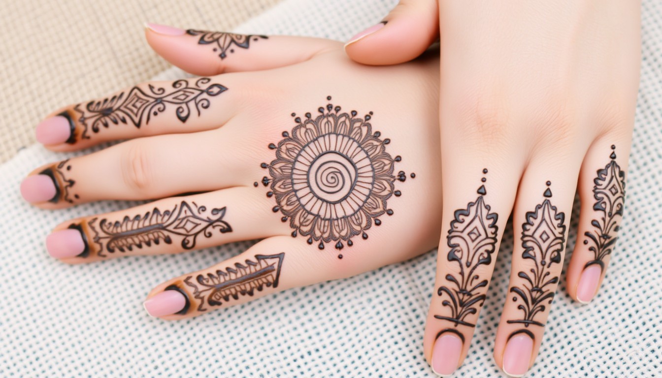 Geometric Henna Designs