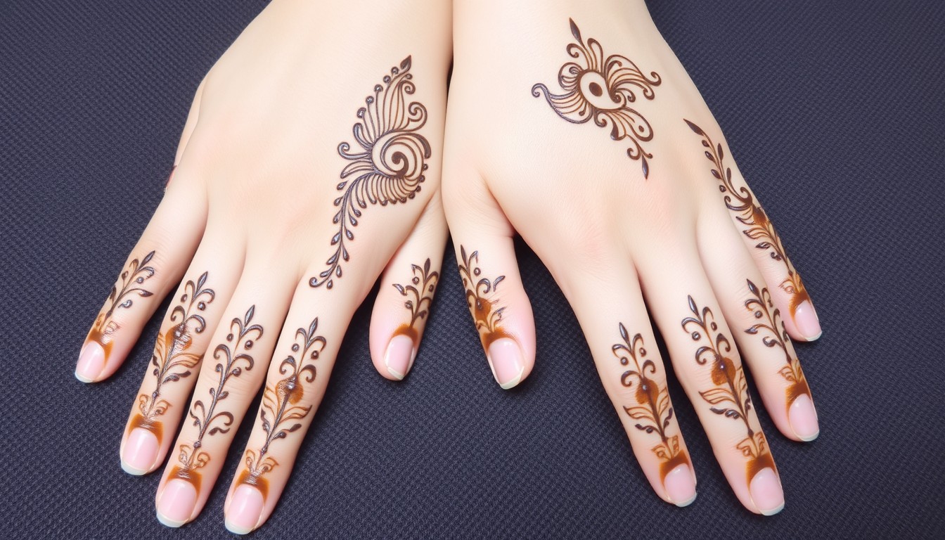 One-Finger Henna Designs: Subtle and Stylish Henna Art