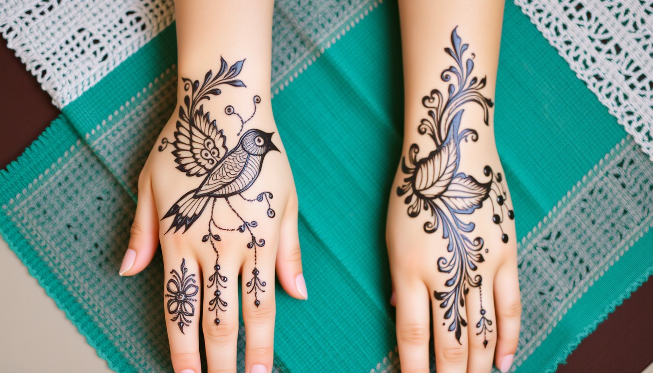 Henna Bird Designs: Elegant and Meaningful Art