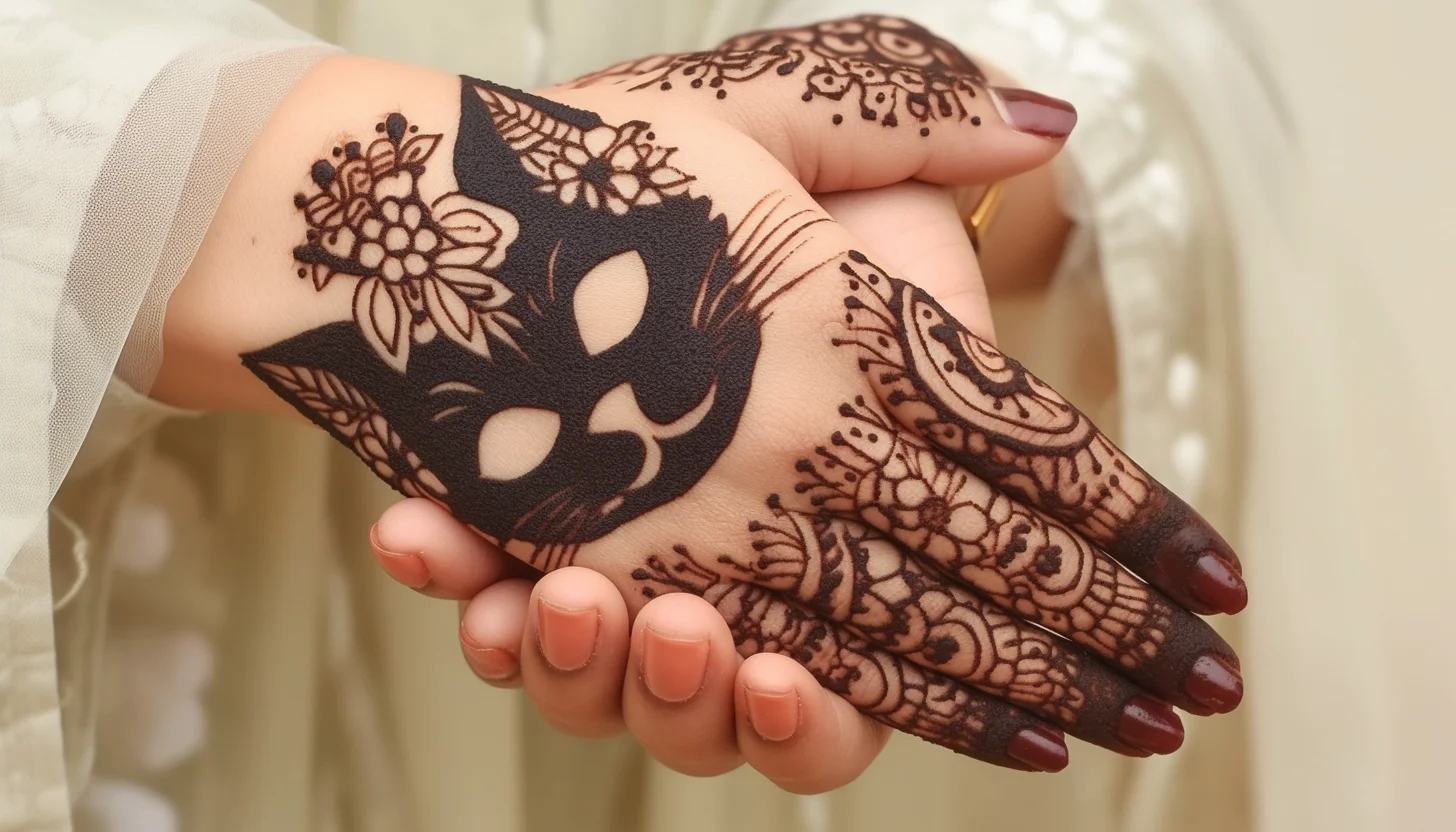 Cat Henna Designs
